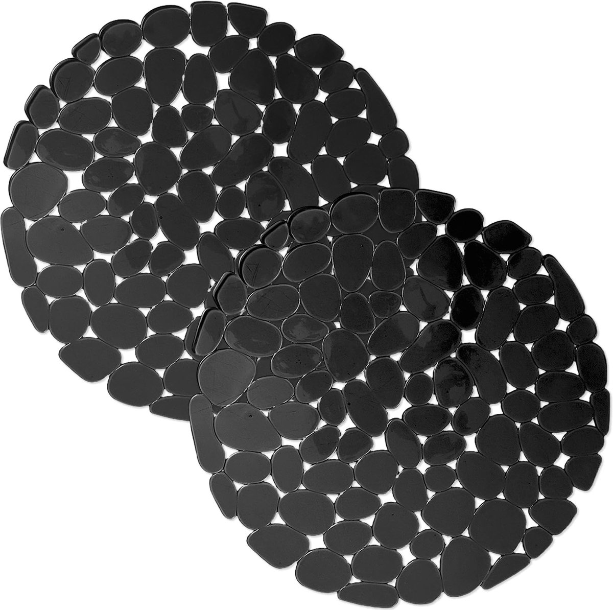 Solidchoice - Set van 2 Keuken Gootsteenmatten, 29 x 29 cm, Snijbare Mat
