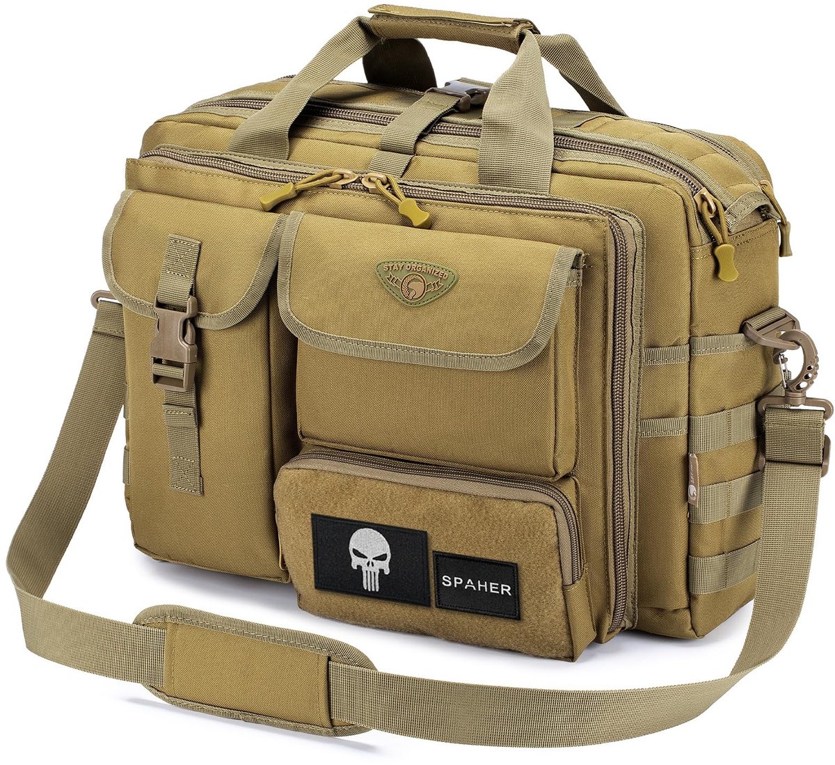 Solidchoice - Laptoptas voor Mannen met Veel Opbergruimte