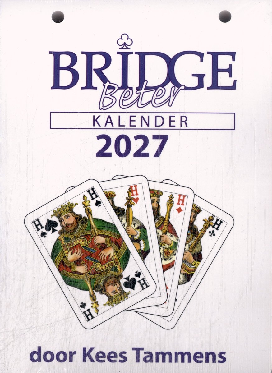 Bridge Scheurkalender 2027