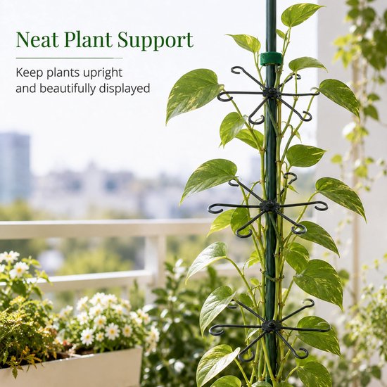 Pflantensteun set met bevestigingsclips voor Monstera en klimplanten — afbeelding 4