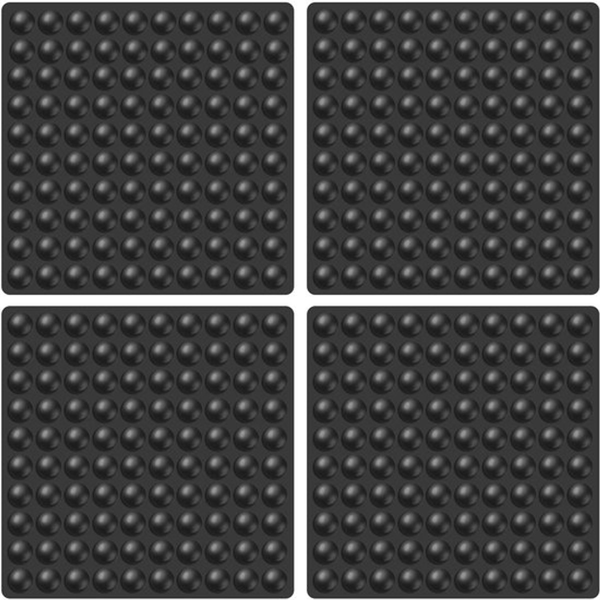 Meubelbeschermer Antislip - 400 Stuks Siliconen Voeten - Zelfklevende Pads - Schokbestendig - Geluidsisolatie - 10x2mm - Meubelglijders