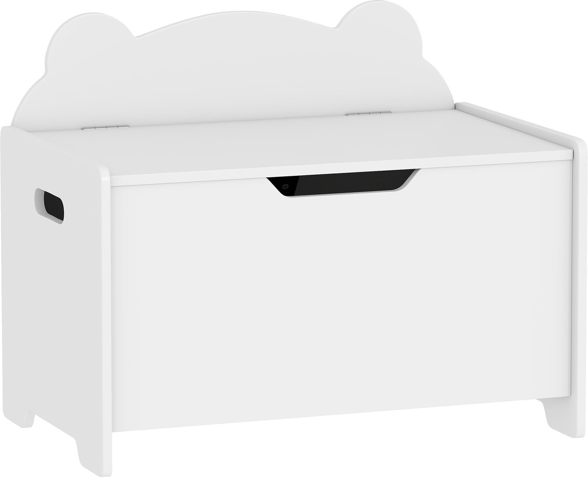 AIYAPLAY - Kinderopbergkist - MDF - 60x38x48cm - Wit