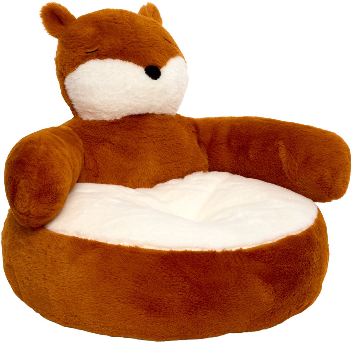 Atmosphera Kids Kinderfauteuil Vos - 48x42x45cm - Oranje