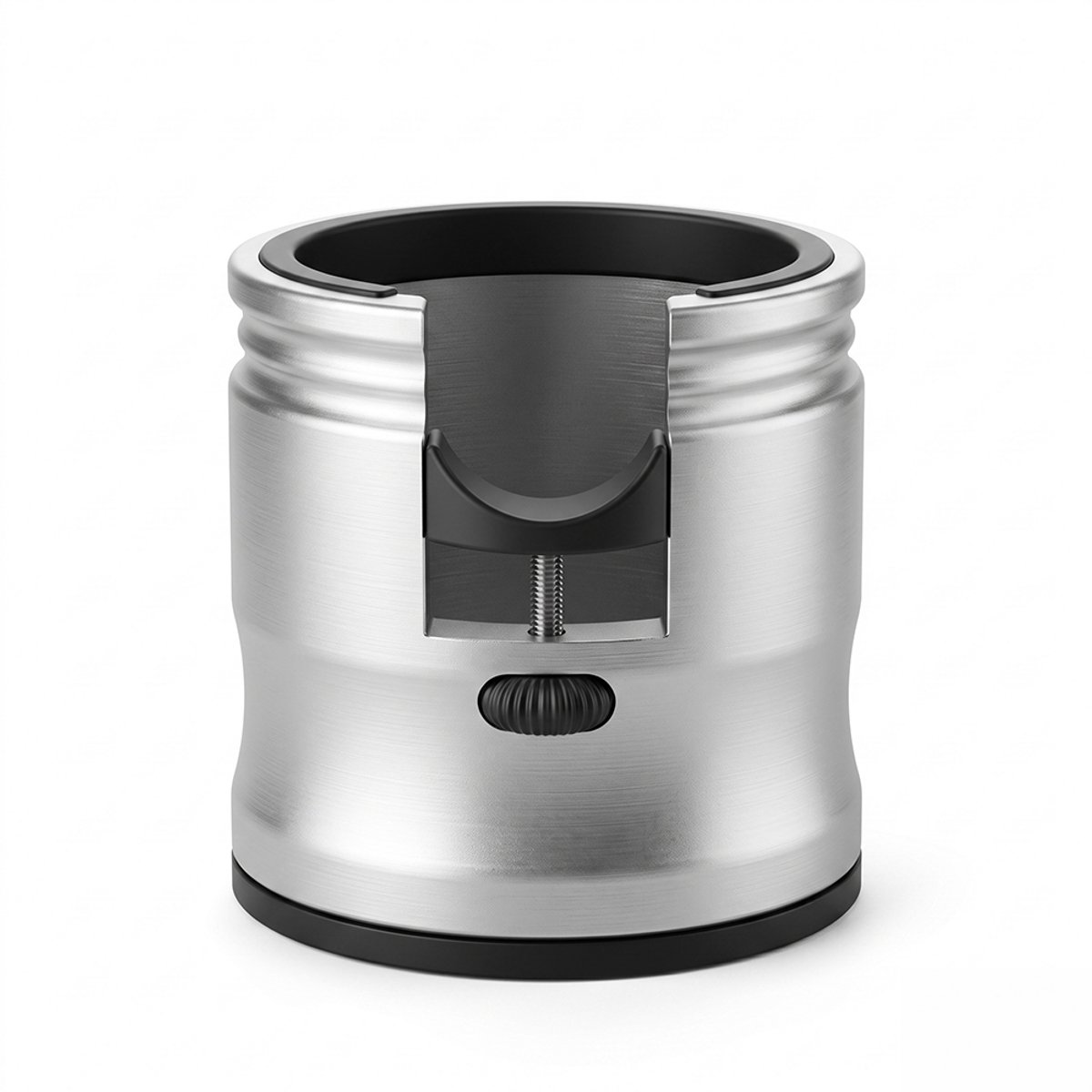 Adore Maison Barista Premium Portafilter Houder - Espresso Tamping Station - Verstelbaar - Aluminium - Zilver