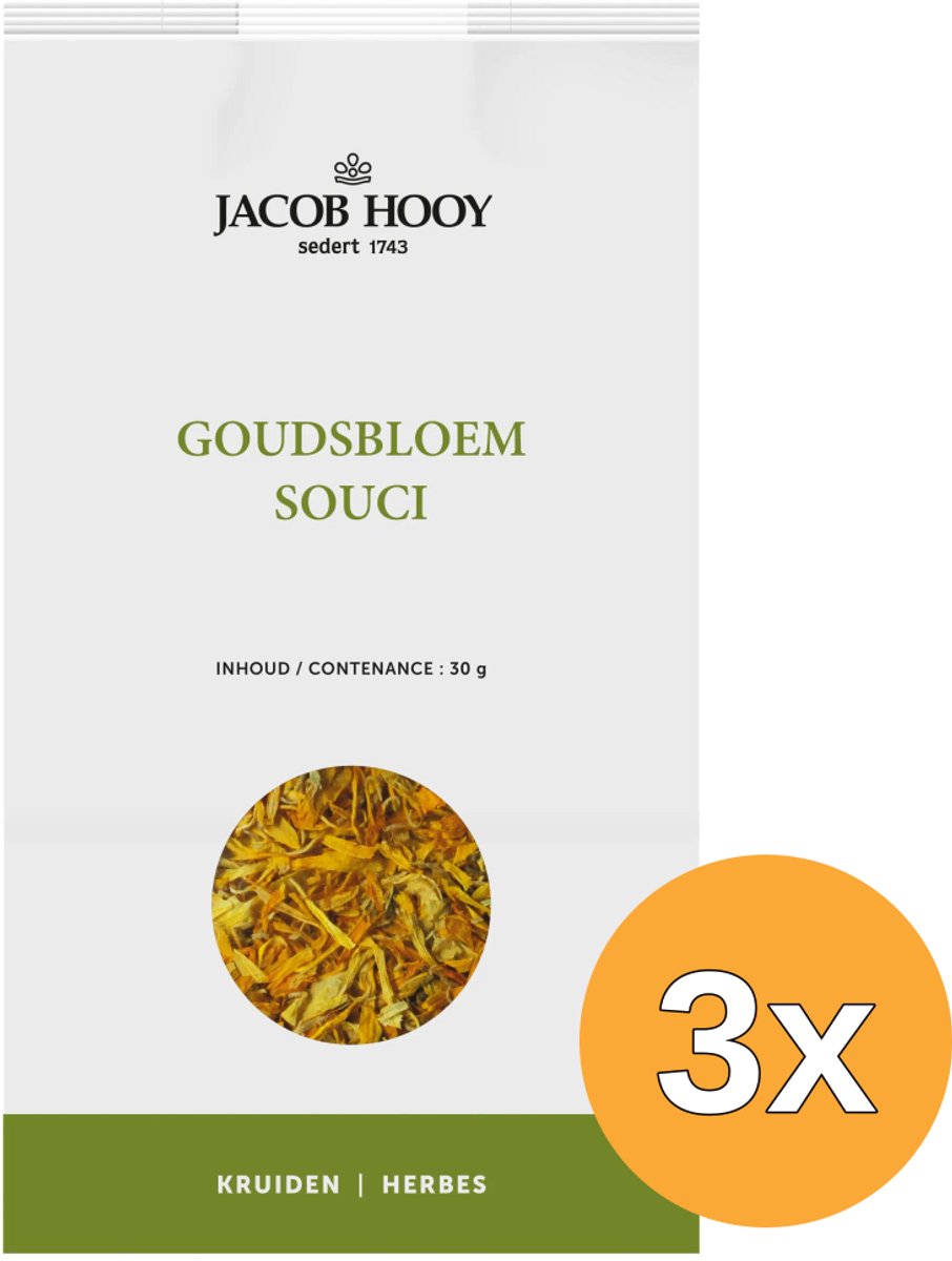 3x Jacob Hooy Goudsbloem (30 gr)