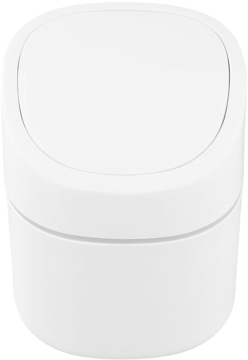 Kleine Afvalbak met Deksel 2L - Luxe Mini Vuilnisbak voor Kinderkamer, Woonkamer, Badkamer en Kantoor