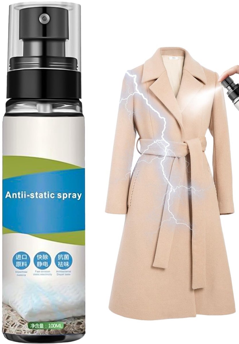 Solidchoice - Antistatische Spray voor Kleding en Textiel 100ml
