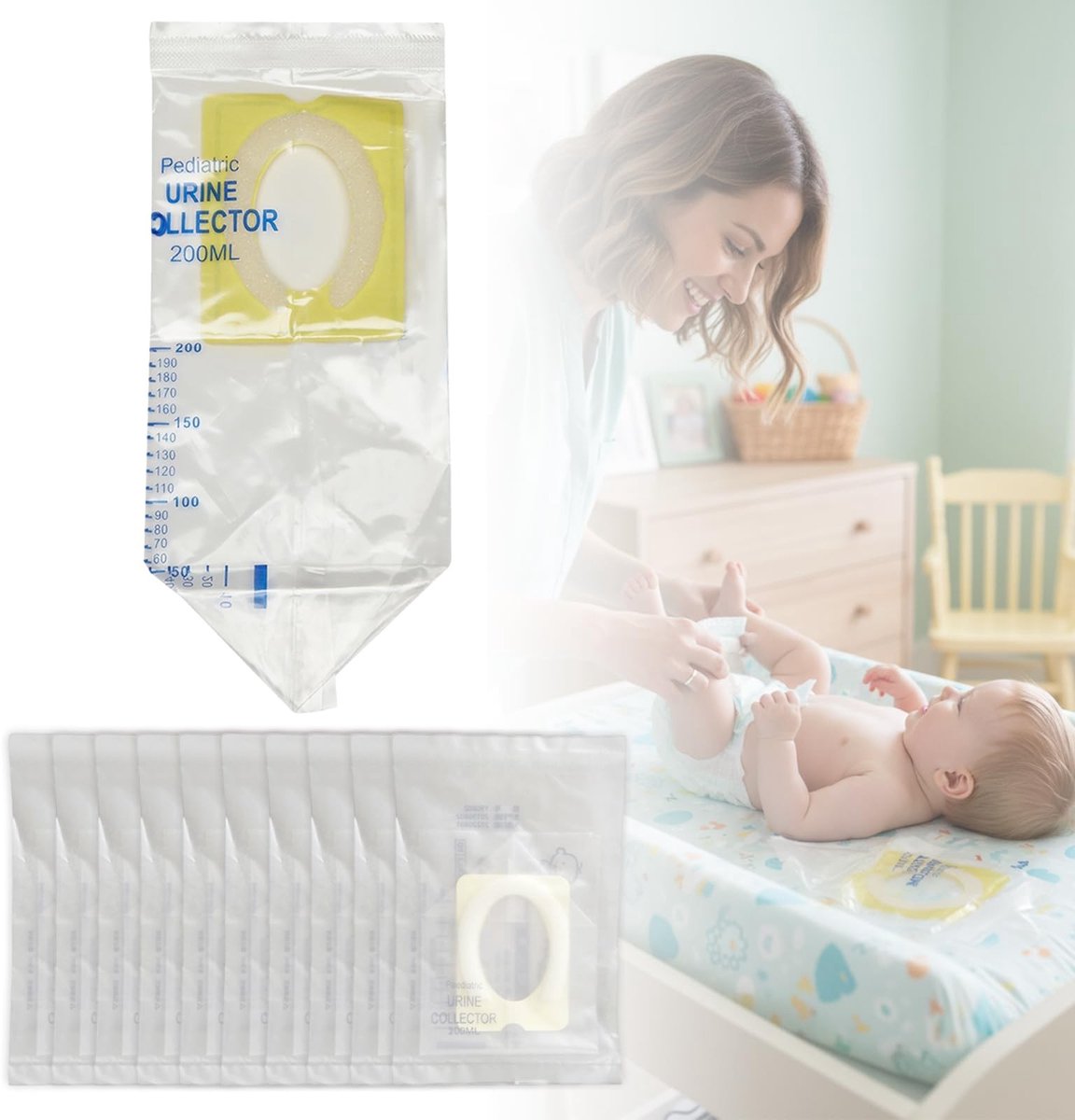 Solidchoice - 10 Stuks Morsbestendige Urinezakken voor Kinderen