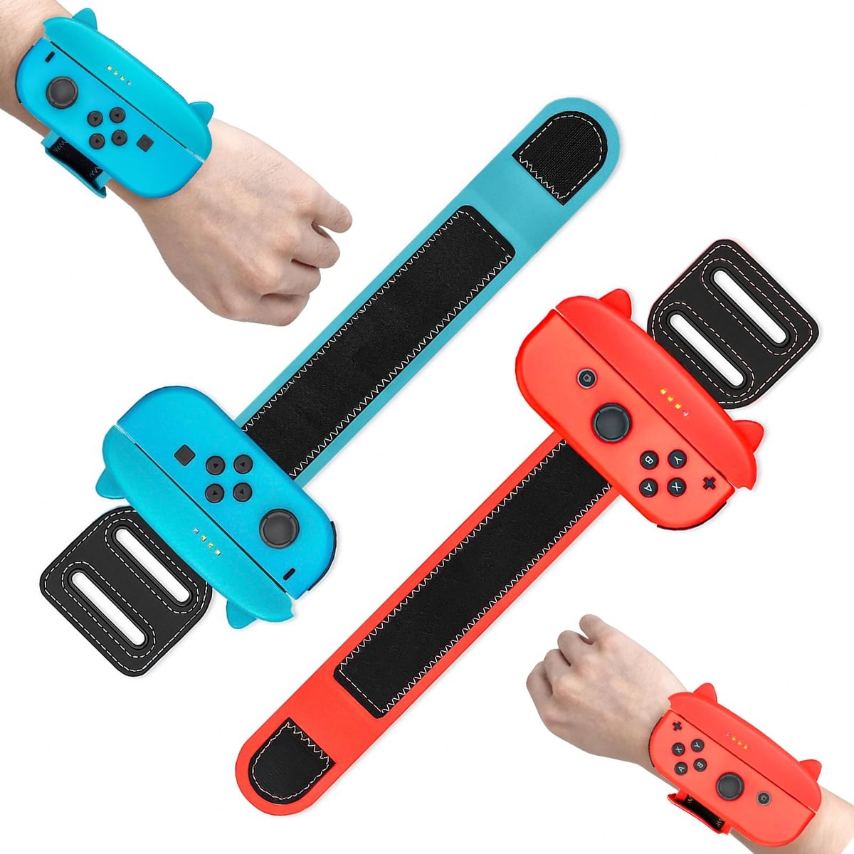 Solidchoice - 2 Stuks Verstelbare Polsbanden voor Joy-Con Nintendo Switch