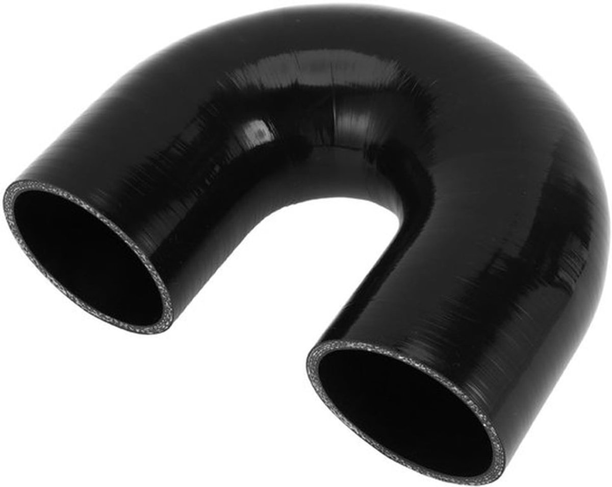 Koelvloeistofslang 180 Graden - Siliconen - Binnendiameter 70 mm - Lengte 120 mm - Temperatuurbestendig tot 300 °C - Meerlaags geweven stof - Siliconenslang