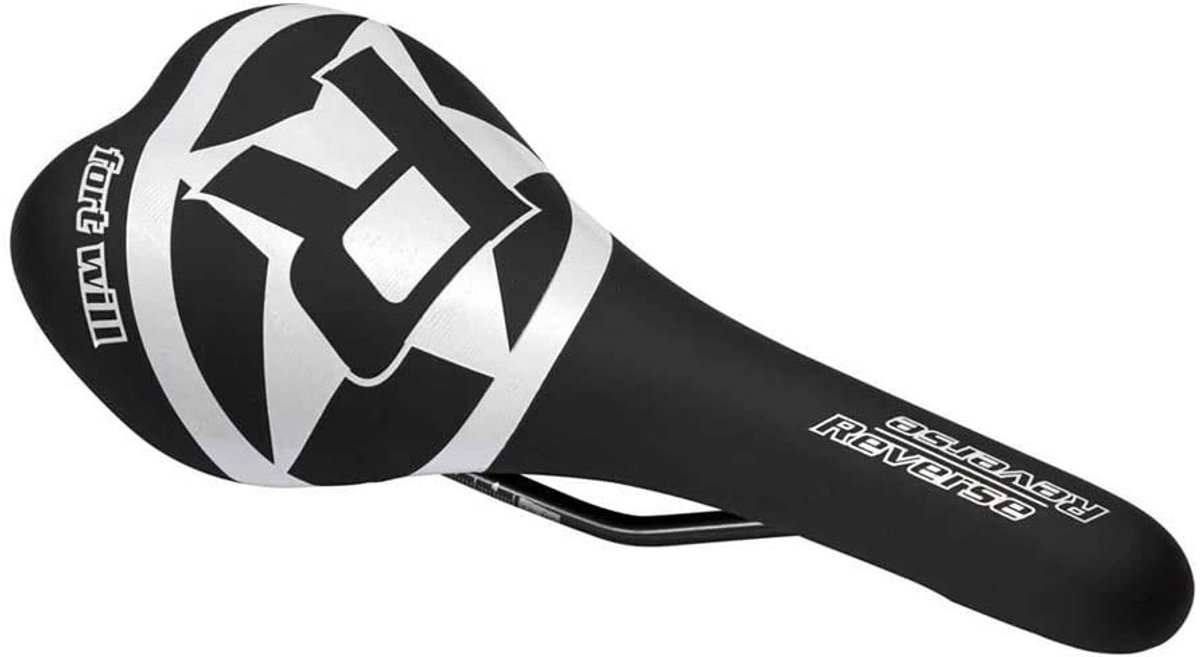 Solidchoice - MTB Fiets Zadel in Modern Zwart/Wit Design