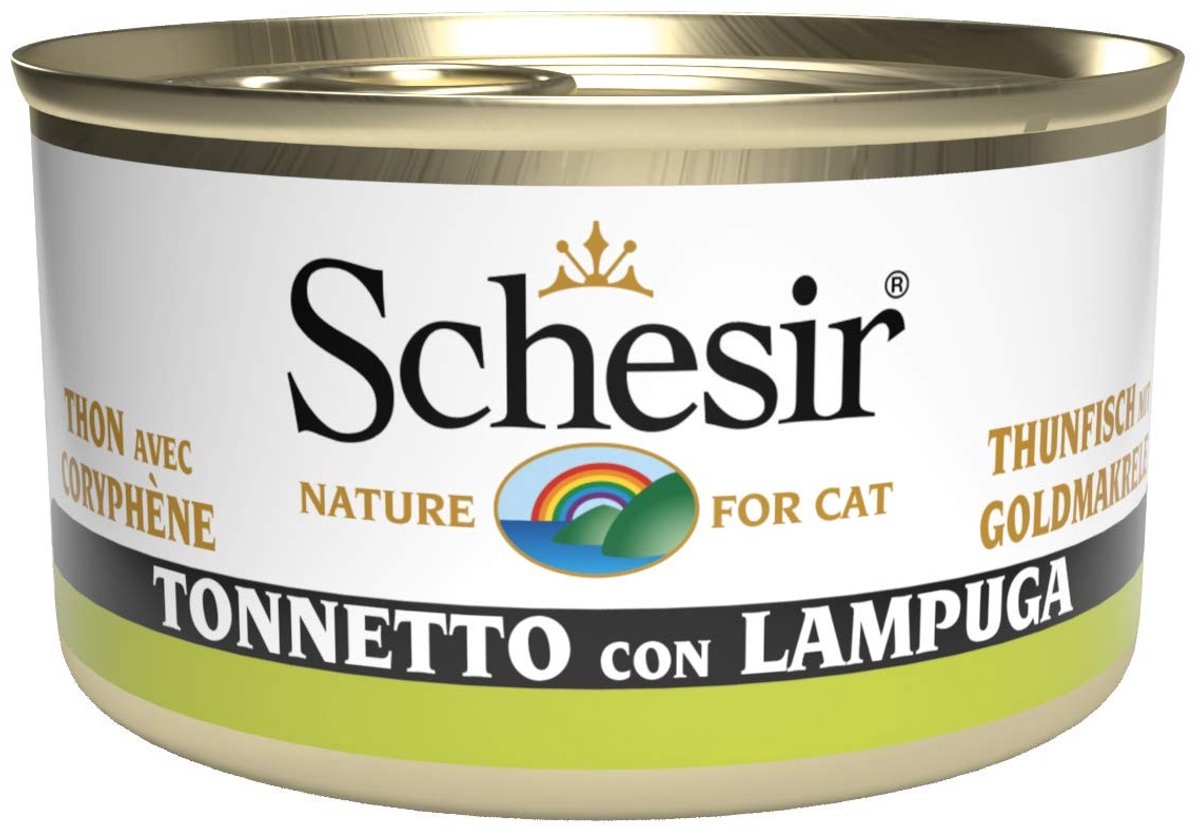 Solidchoice - Natvoer voor Volwassen Katten met Tonijn en Lampuga, 24 x 85 g