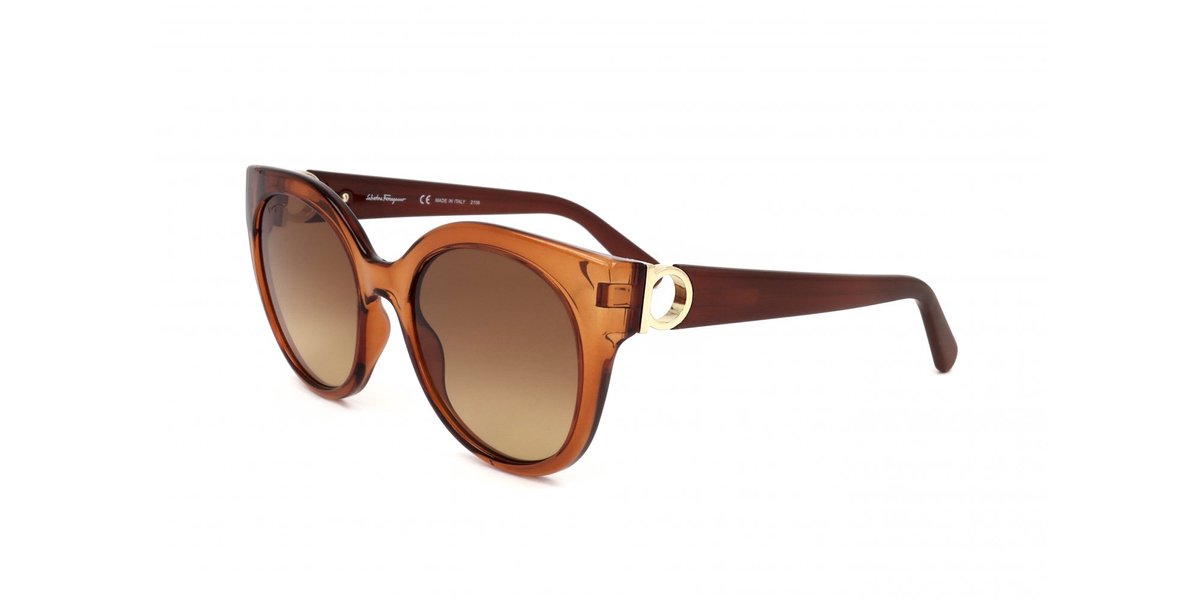 Ferragamo SF1031S Crystal caramel 53/20/140 WOMAN Zonnebrillen