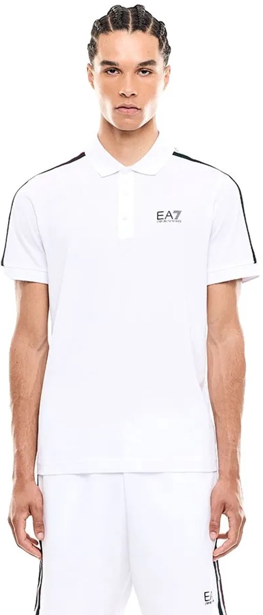 Ea7 Emporio Armani Italian Spirit Korte Mouw Poloshirt Wit L Man