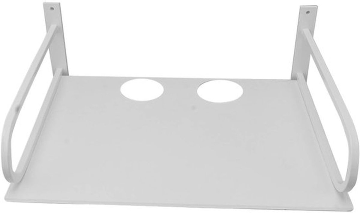 Projector Wandplank - Drijvende Plank - Roestbestendig en Duurzaam - Wit - Multifunctioneel - Sterk Draagvermogen - Geschikt voor Volwass...