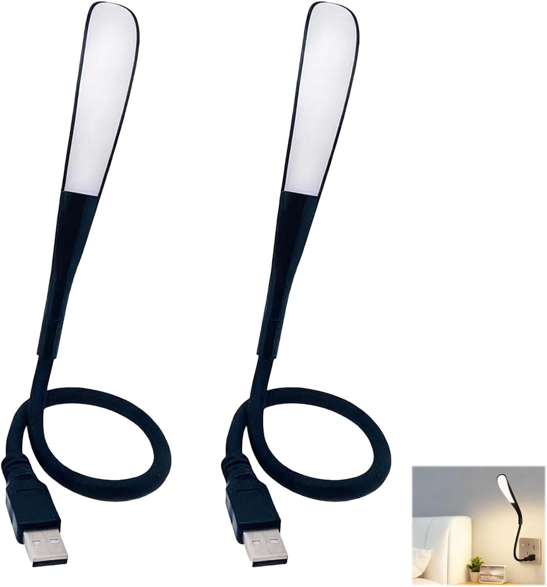 Dimbare USB-lamp - Zwart - Mini LED-lamp - Flexibel Toetsenbordlicht voor Computer