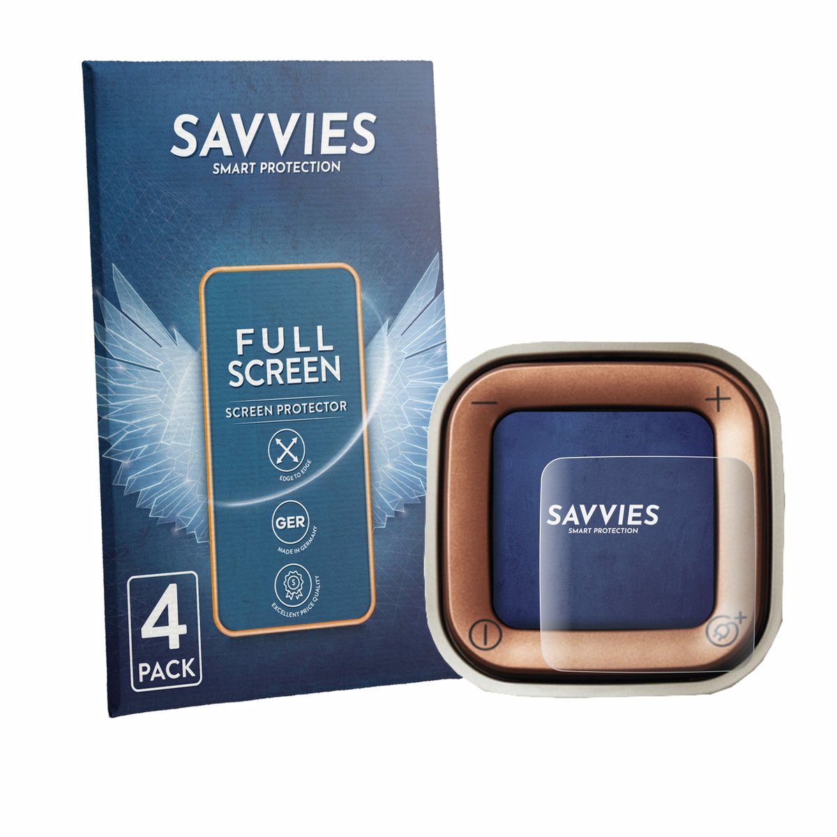 Savvies - Screenprotector voor Miele Guard L1 Comfort - Folie Beschermfolie transparant volledig dekking 4 Stuks