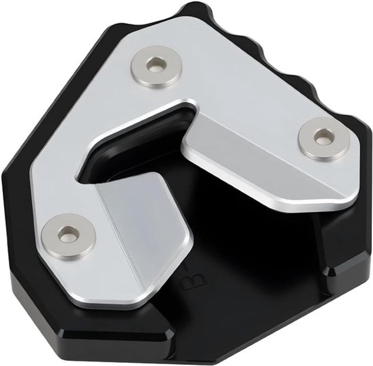 Motorfiets Kickstand Pad Zijstandaard-Verlenger - Compatibel met BMW - S1000XR 2015-2019 - Zijstandaard Verlenger - Stabiel en Duurzaam - Zwart - Extra Steun - Voor BMW Eigenaren - Specifiek Modeluitbreiding.