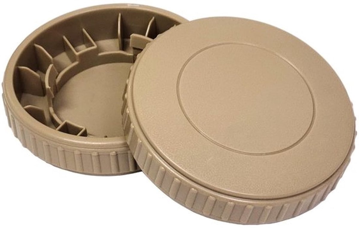 2X Auto Voorstoel Verstelknop Beige - Compatibel met Polo, Golf, Jetta, Passat