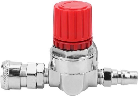 Regelaar Luchtdruk Compressor met Drukmeter en Schakelaar - Precisie Zinklegering — afbeelding 5