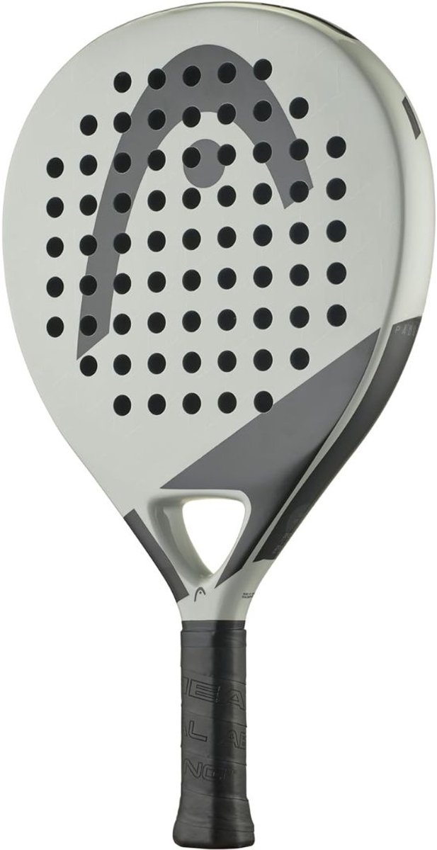 NIVA® Padelracket - Compleet met Draagtas voor Onderweg - Professioneel Padel Racket Inclusief Draagtas - Lichtgrijs - 46cm x 26cm x 4cm