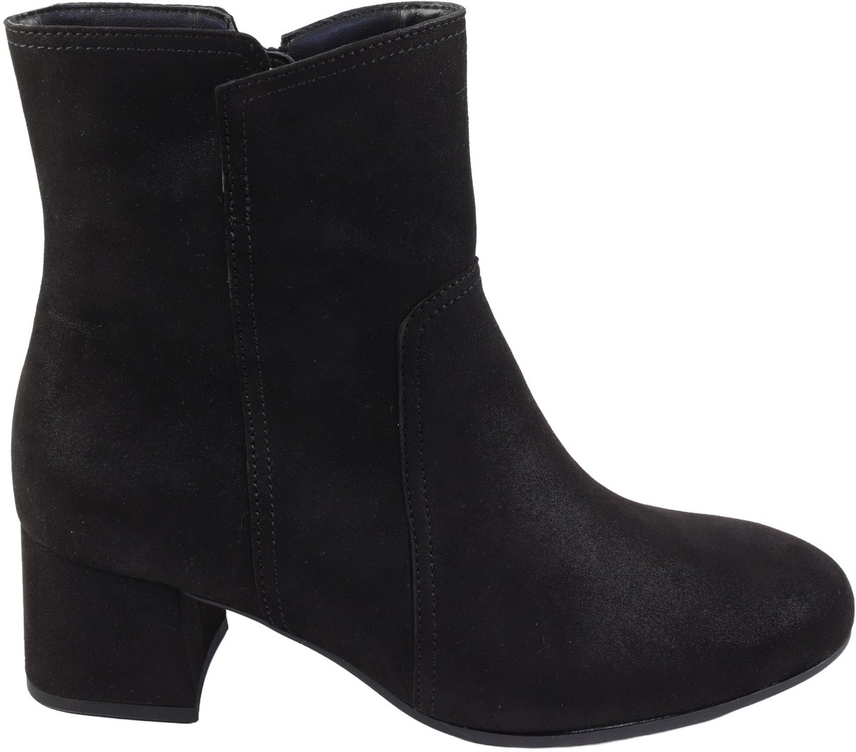 Gabor - 8063 - Enkellaarzen Vrouwen - zwart nubuck/suede - 41