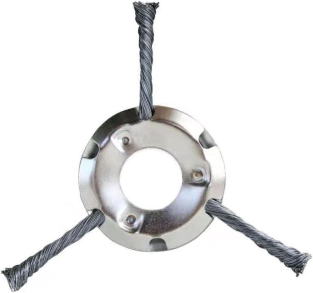 Grastrimmer Hoofd - 20 cm - Staaldraad - Roterende Onkruidborstel voor Benzine Grasmaaier