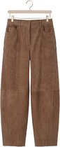 Ibana Paral Suede Broeken Dames - Bruin - Maat 34