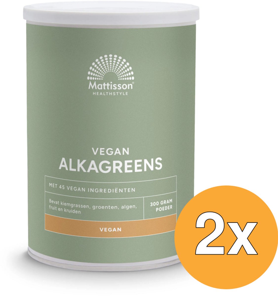 2x Mattisson Absolute Alkagreens Poeder (300 gr)