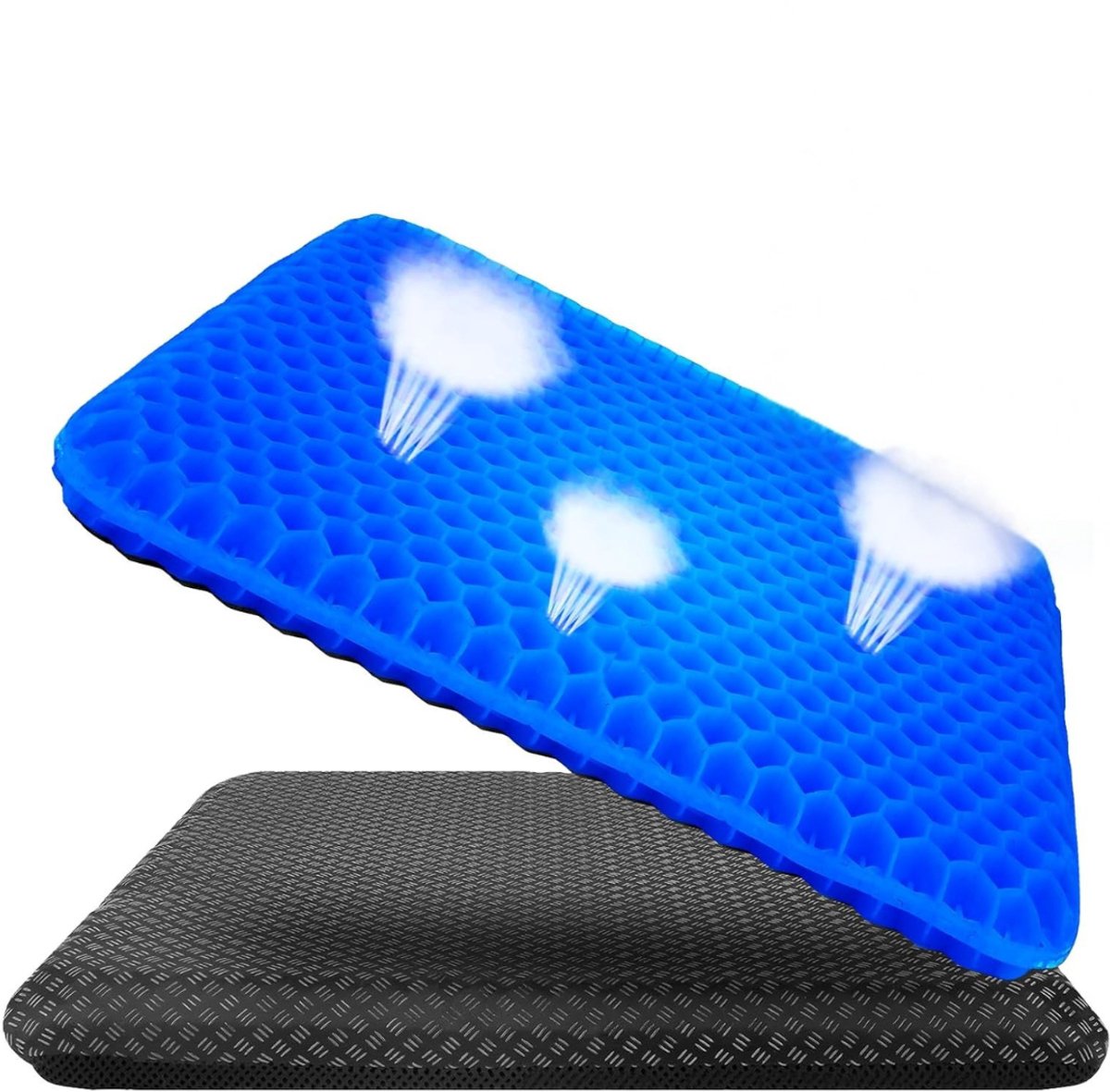 Gelkussen voor Zitontlasting - Zitkussen - Ergonomisch Kussen voor Stoel