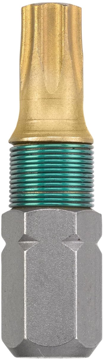 10-delige Torx T 25-bitset, 25 mm, universele schroevendraaierset, 1/4 inch buiten, zeskant