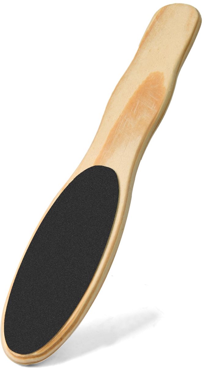 Voetvijl, voetvijl voor dode huid, raspvoeten voor eelt en gebarsten hielen, antislip handvat van hout