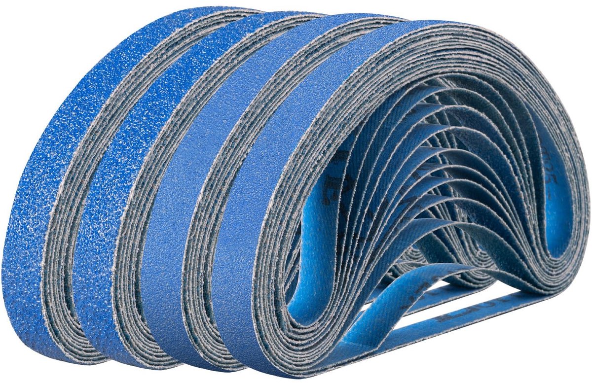 Dailygoods - Set van 48 Schuurbanden 13 x 457 mm - Diverse Korrelgroottes