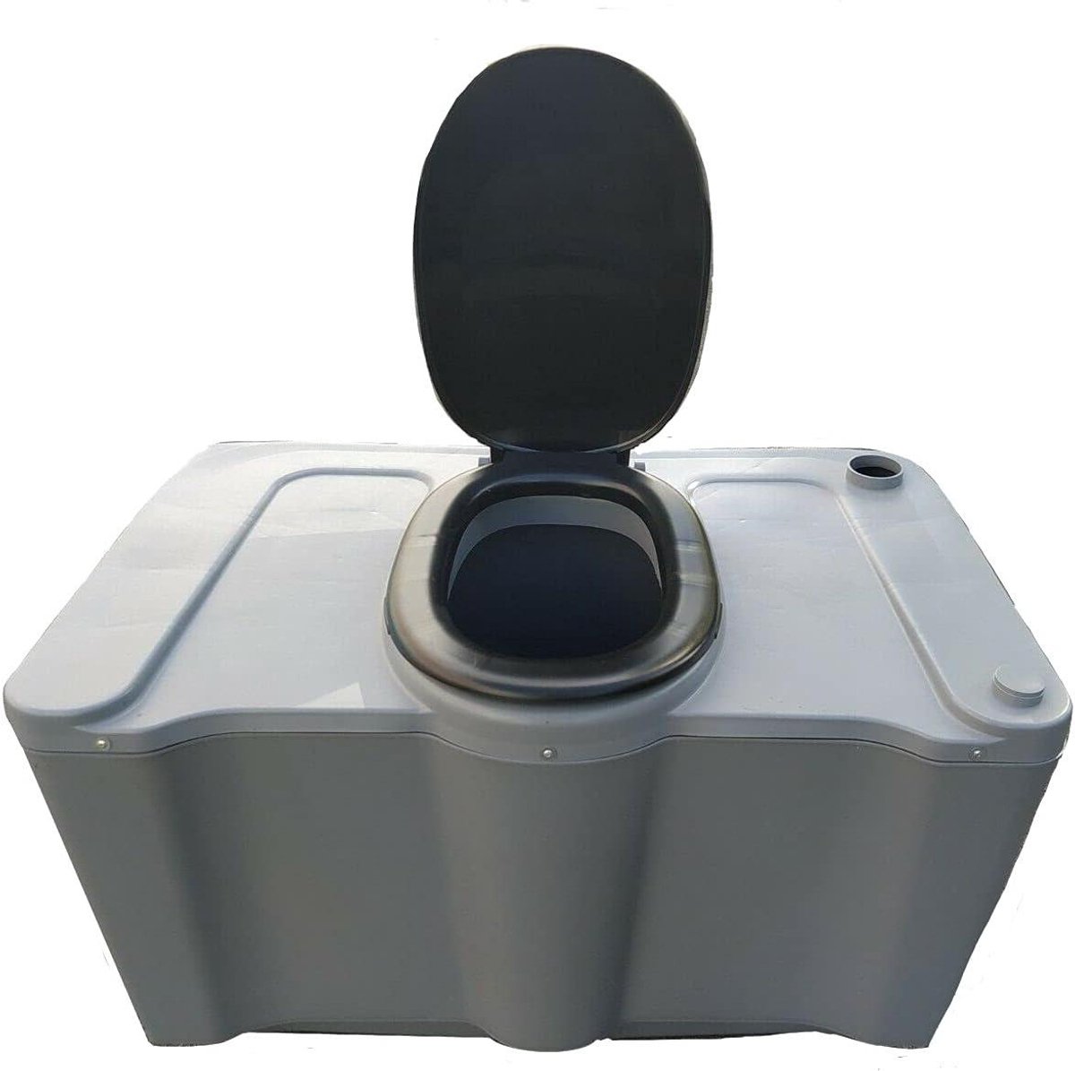 Toilettank - WC tank - Afval opslag - Verzonken zuigpunt - 250 liter - Zwart