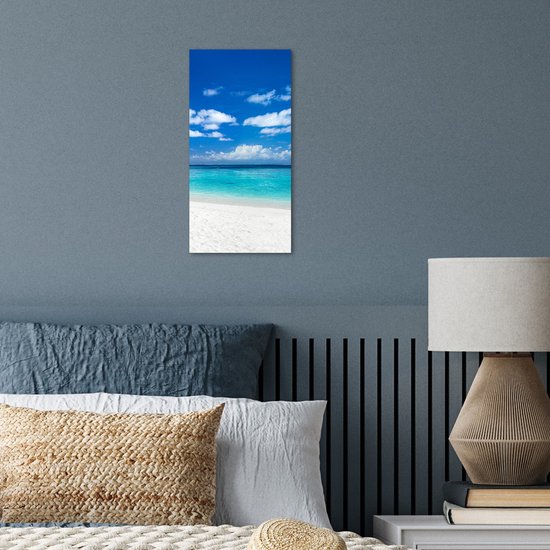 Affiche Plage - Mer - Palmier - Île - 20x40 cm