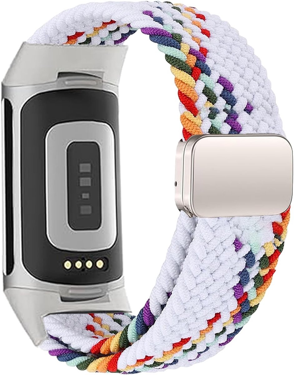 Verstelbare en Comfortabele Nylon Horlogeband voor Fitbit Charge 5 en 6