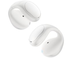 soundcore C30i by Anker, Open-ear oordopjes, clip-on hoofdtelefoon, stabiele pasvorm, stevige behuizing, bevestigbare oorgrepen, grote drivers voor heldere audio, 30H spelen, IPX4 waterbestendig (wit)