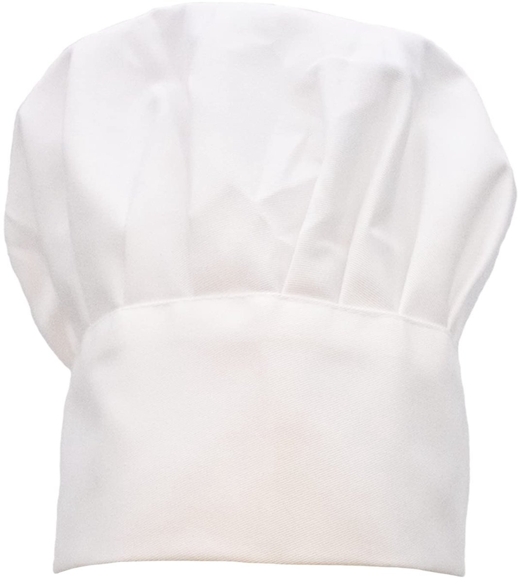 Dailygoods- Koksmuts Elastisch - Witte Kokshoed - Keuken Accessoire - Verkleedkostuum - Chef Uniform - Comfortabel Ontwerp - Chefhoed