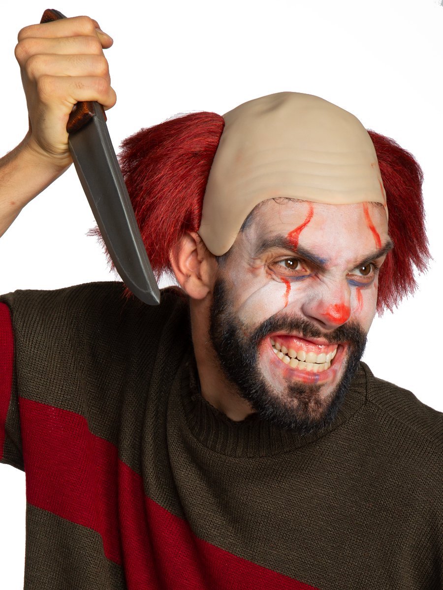 Killerclown Hoofddeel Met Pruik