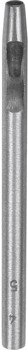 Gatstans voor leer, 4,5 mm, gereedschap voor het boren van ronde gaten, riem, koolstofstaal, individuele stans voor het snijden van armbanden, horloge, handwerk, leer, rubber, papier, stof