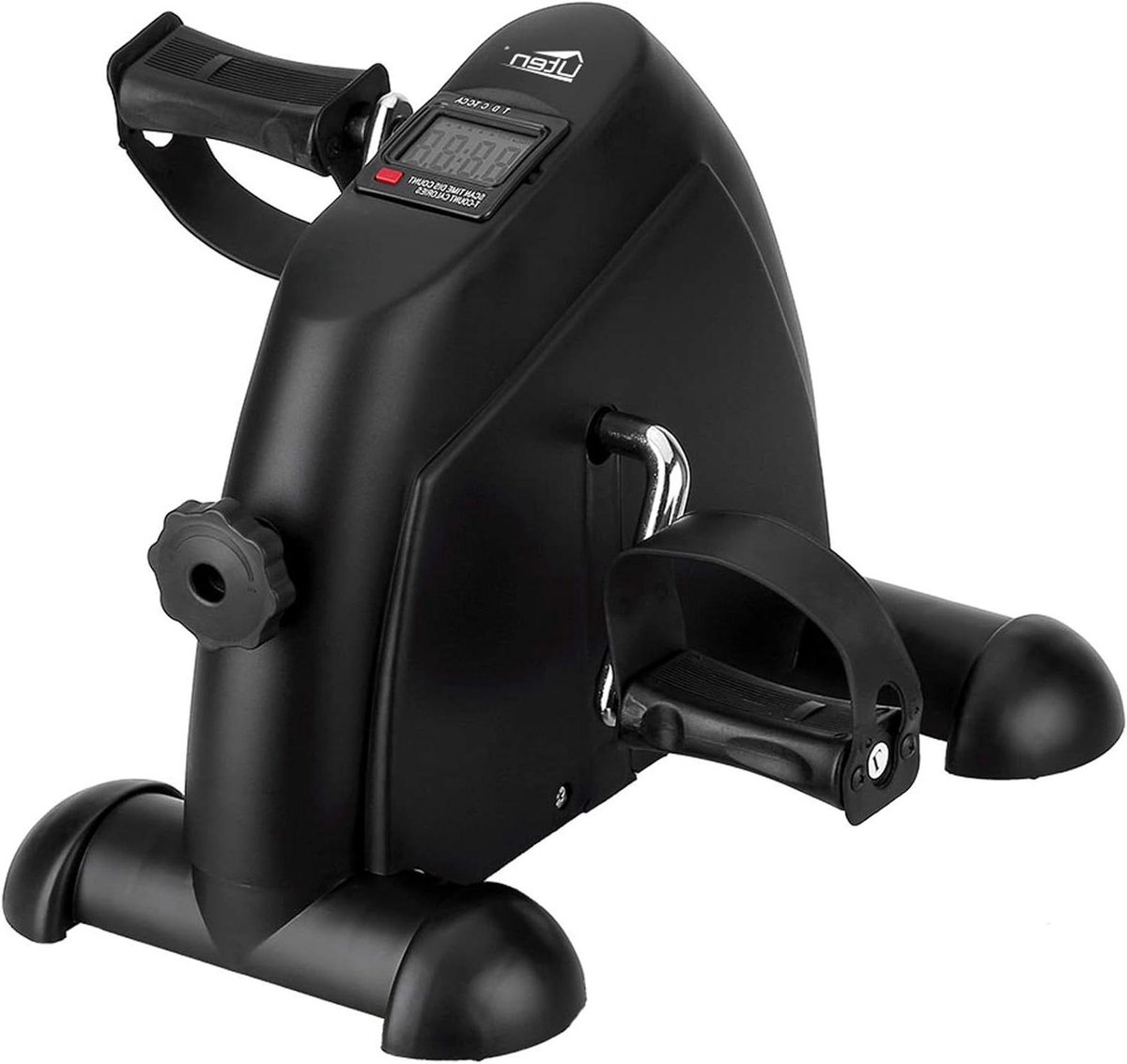 Mini Hometrainer Pedaal - Oefenfiets Arm Been - Thuis Fitness - LCD Display - 3.5 Kilogram - Zwart