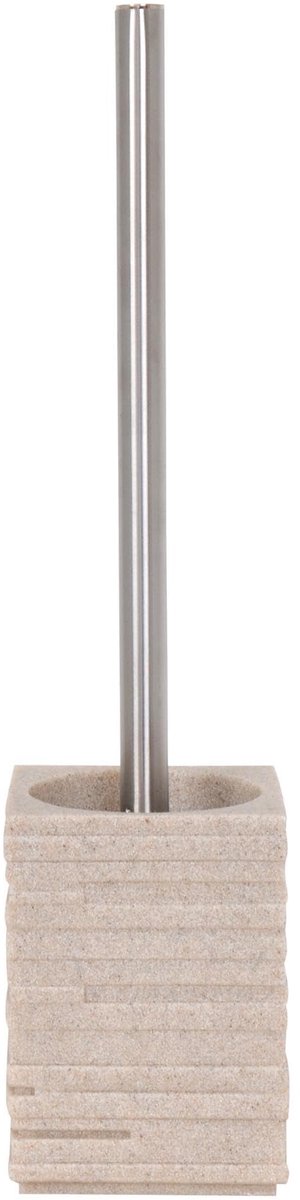 Toiletborstel "LUND" met hygiënische houder leisteen Afmetingen (ØxH): 8,9 x 37 cm