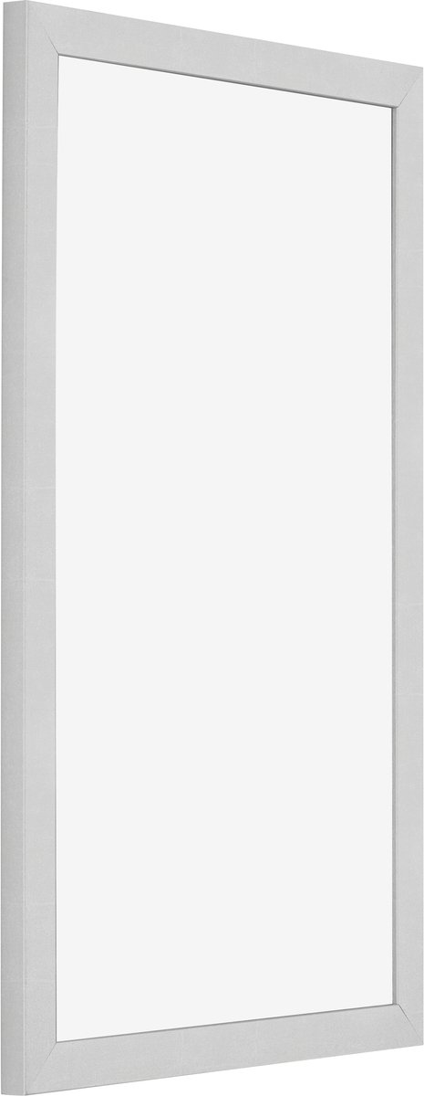 Fotolijst 33x48 cm - MDF - Zilver Glanzend Vintage - Benno