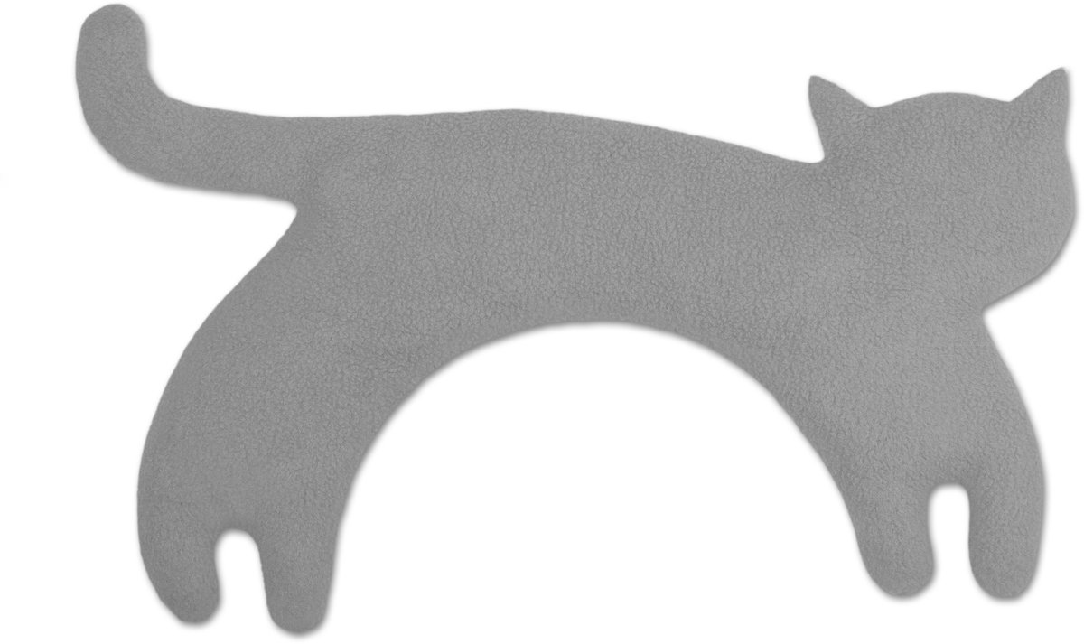 Leschi Warmtekussen Minina Kat Grijs / Zwart