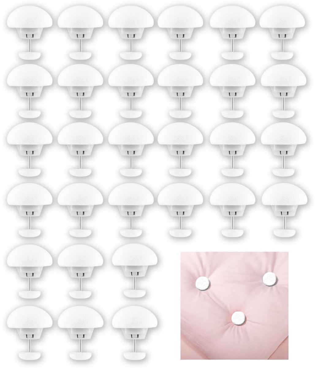 Dekbedovertrekset, clips voor dekbed, quilt, fixer, dekbedovertrek, clips, paddenstoelbevestigingsclip met knop, voor deken, dekbed enz