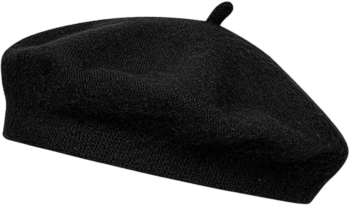 baret van gemengd weefsel voor mannen en vrouwen, vintage Franse muts, winter- en herfstmuts voor dames, klassieke effen baret