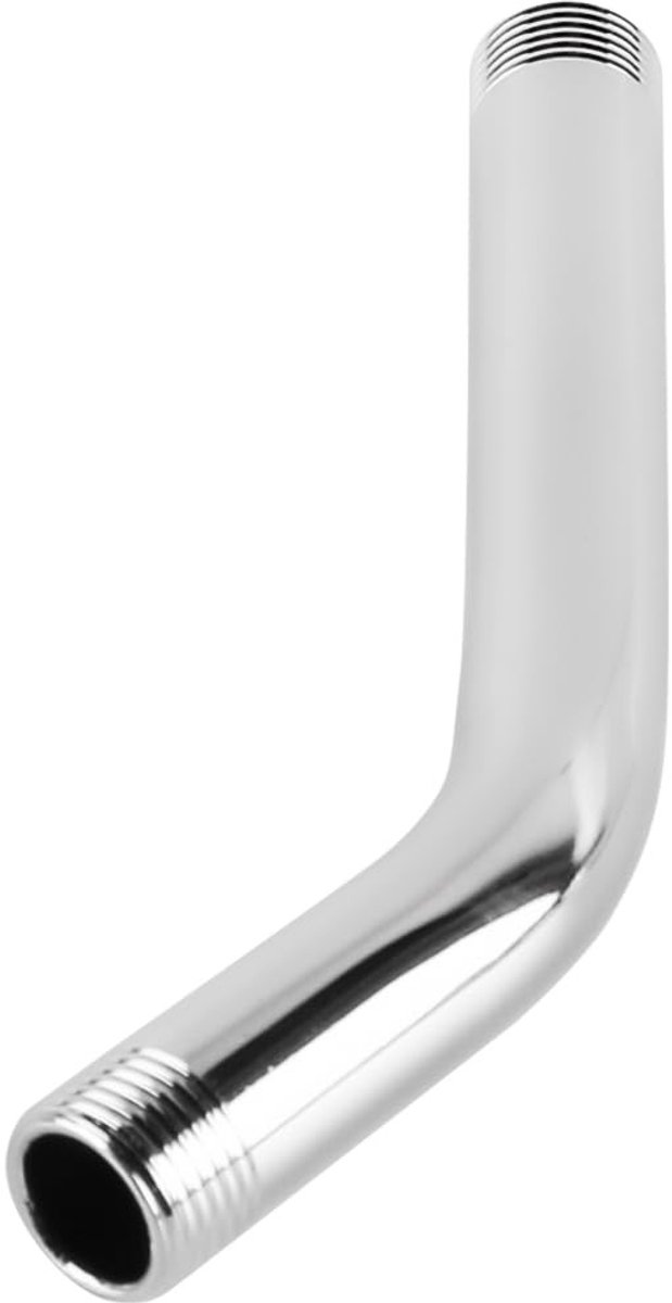 Dailygoods- Verlengarm RVS - Douchekop Verlengarm - Wandmontage - 135° Buiging - Duurzaam - 13 x 7 cm - Douchebuis