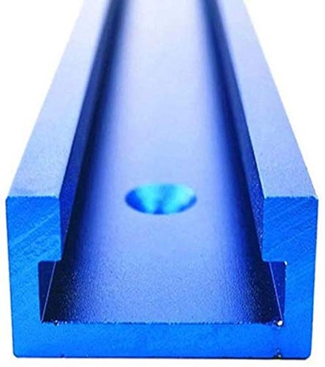 Dailygoods- T-sleuf profiel 1000mm - Aluminiumlegering - Slijtvast - Freestafel - Houtbewerking - T-Slot Mitre Track Jig
