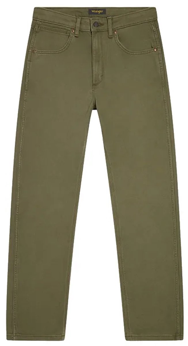 Wrangler Peak Comfort Regular Fit Broek 38 32 Man Olijf