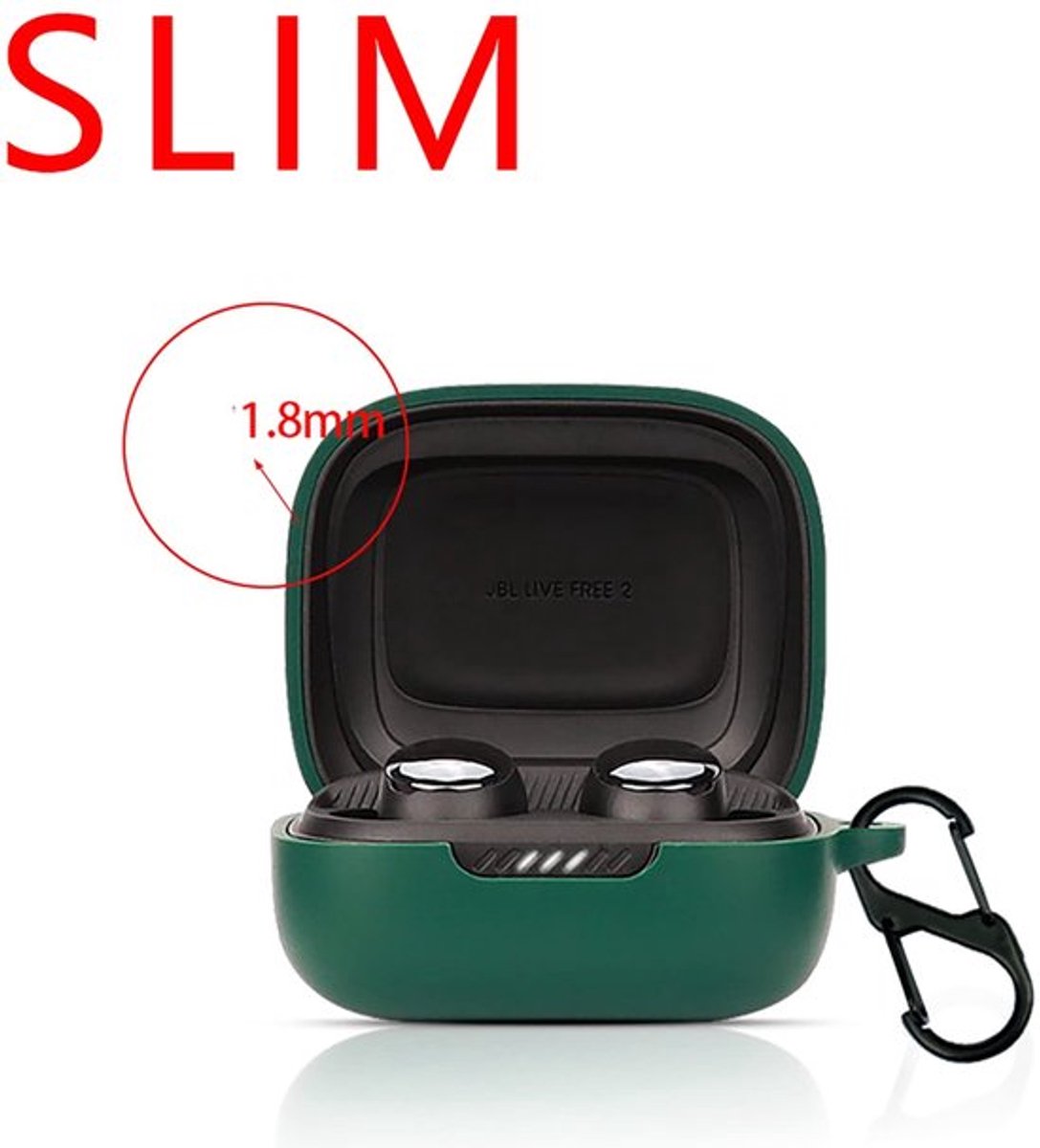 Allecto - Silicone Case - Live 2 Hoes - Ultradun en Zacht - Zwart